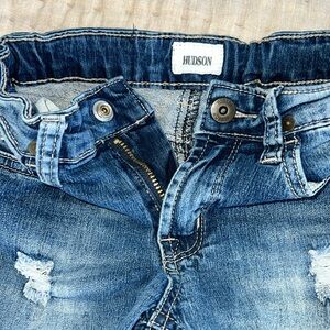 Hudson worn slim stretch denim jeans | 5T